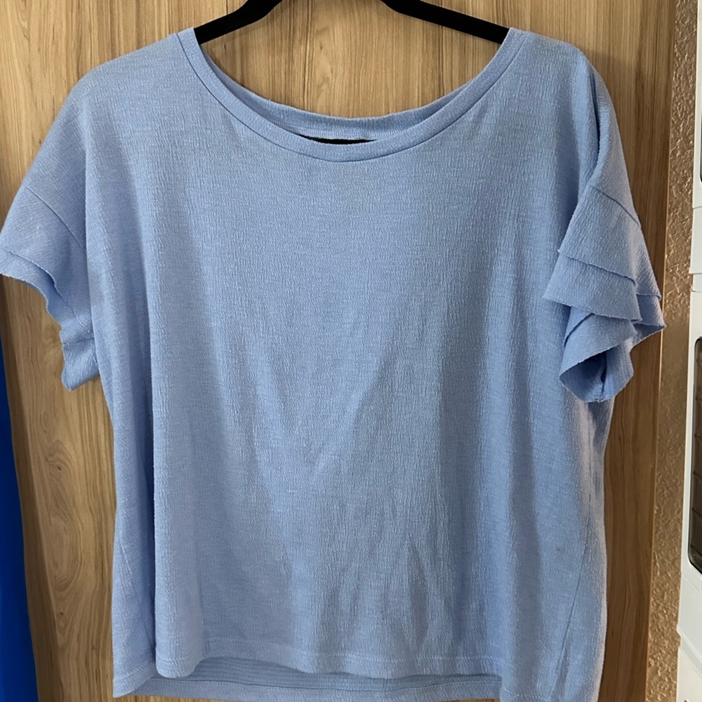 Laura Ashley Light Blue Short Sleeve Tee